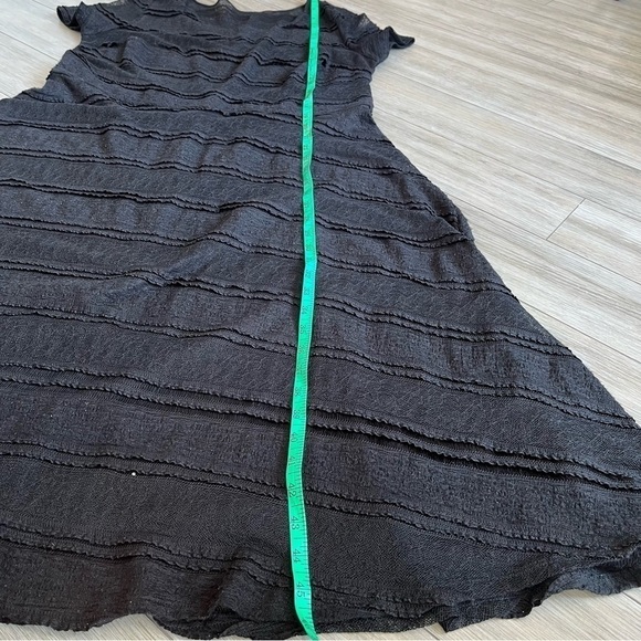 ADDITION ELLE - Michel Studio Plus Size 14 black stretch lace midi dress - Picture 5 of 12